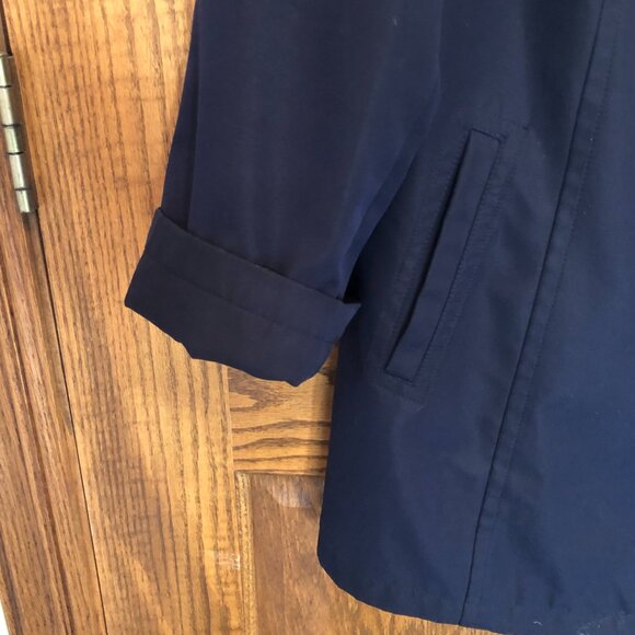 Dennis Basso Two-toned Water Resistant Hooded Coat - Size Small - Picture 9 of 9